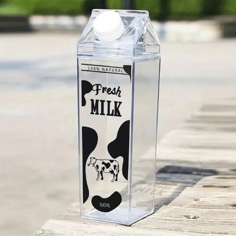 Boîte à lait imprimé vache
