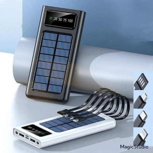 Banque d'énergie solaire portable 10 000  mAh