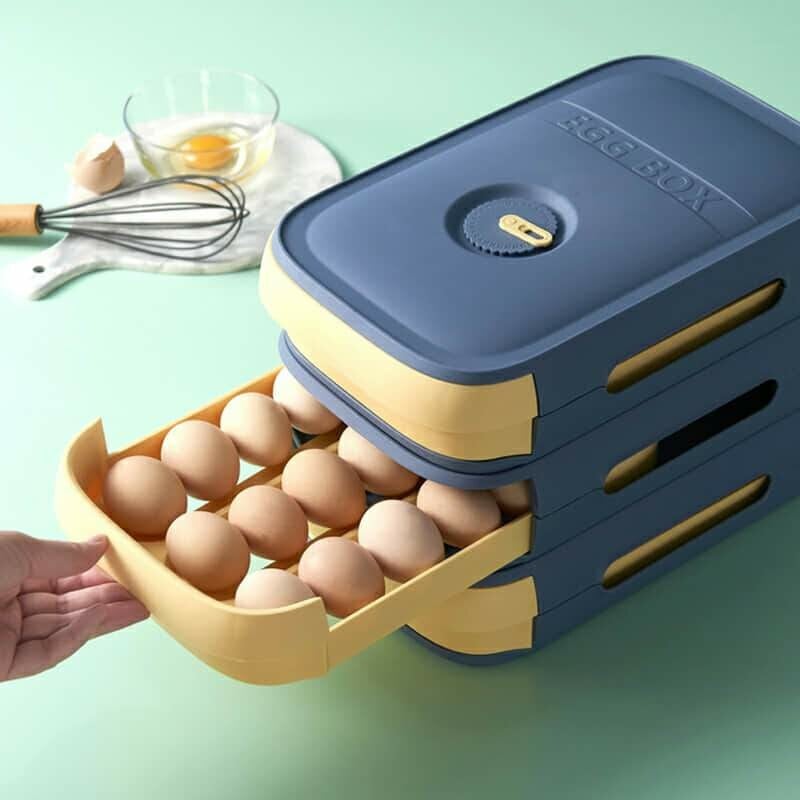 Nouvelle boîte de stockage d'œufs de type tiroir